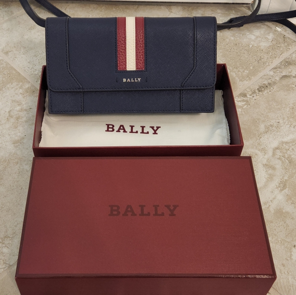 Bally crossbody wallet